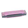 Future Star Pink Color Harmonica 10 Hole (C -Scale). 