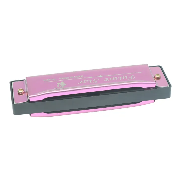 Future%20Star%20Pink%20Color%20Harmonica%2010%20Hole%20(C%20-Scale)%20-%20Image%204