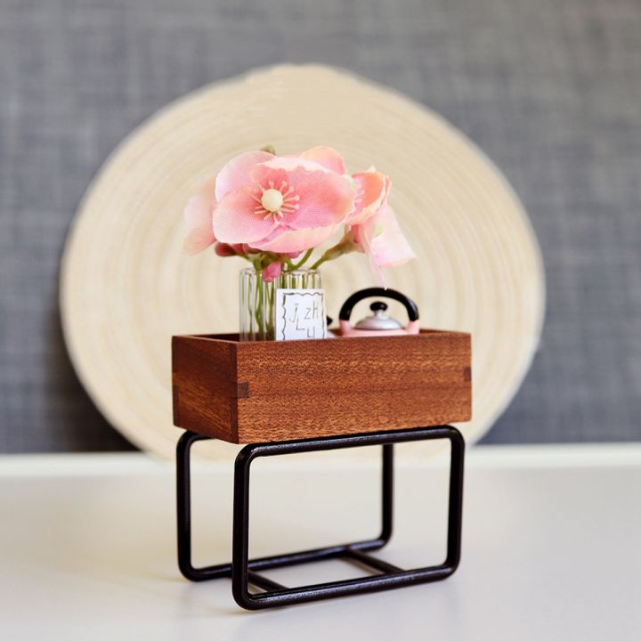 1/6%20Dollhouse%20Miniature%20Wood%20End%20Table%20Dining%20Room%20Doll%20House%20Furniture%20Accessories%20-%20Image%208