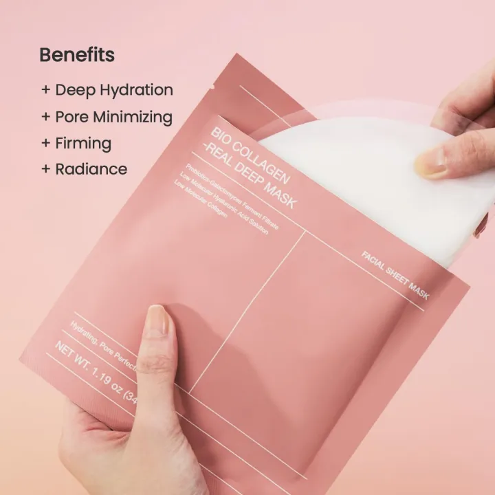 DealSpot%20%20Bio-Collagen%20Real%20Deep%20Mask%20(4%20Sheets)%20%7C%20Hydrating%20Overnight%20Hydrogel%20Mask%20%7C%20Pore%20Minimizing,%20Skin%20Elasticity%20&%20Plumping%20%20Skincare%2034g%20x%204ea%20-%20Image%204