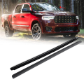 1 Pair Front Side Windshield Adhesive Strip 68297608AB 68297609AB Black ABS Car Accessories for Ram 1500 2009-2023. 