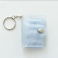 1/2 Inch Photo Album PVC Sequins Transparent Sticker Name Card Holder Portable 16 Pockets Photo Holder Business Card Bag. 