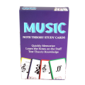 Music Flash Cards Colored Copper Plate Paper Piano Color Coded. 