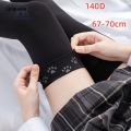 Linguolin Silicone Non-slip Long Stockings Over The Knee Socks Japanese Uniforms White Stockings Are Thin and Tall Thigh Socks. 