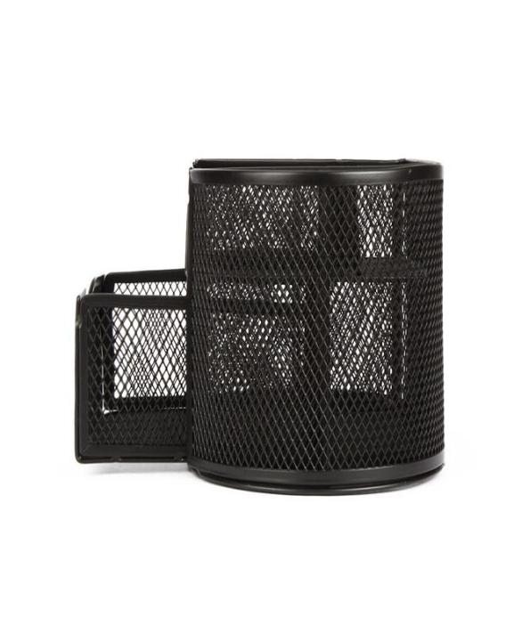 Bizzy%20Desk%20Organizer,%20Mesh%20Metal%20Steel%20Pen%20Stand/Holder%20stationery%20organizer-%20Black%20-%20Image%205