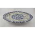 Melamine Dinner Plate (Heavy Duty )-Floral Blue Patterned - Set of 4 Pieces. 