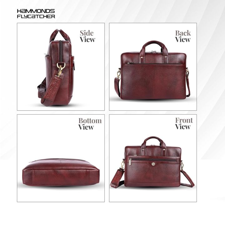 Hammonds%20Flycatcher%20Brown%20Genuine%20Leather%20Laptop%20Bag%20For%20Men%20-%20Bags%20%7C%20Laptop%20Bags%20For%20Men%20%7C%20Bag%20For%20Men%20-%20Image%203