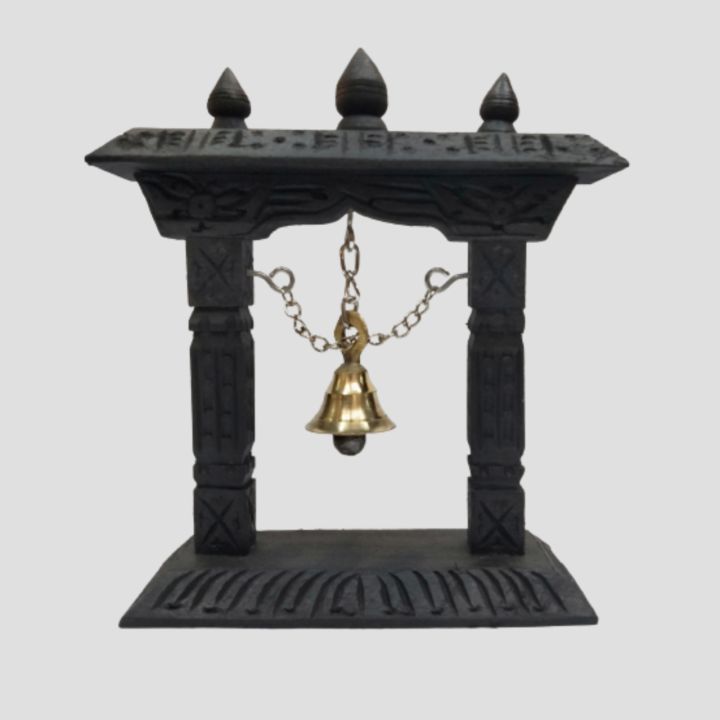 Bell With Wooden Stand ( 8 x 7)"