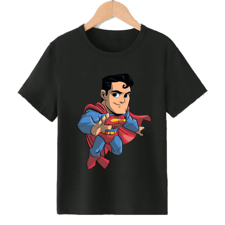 Superman%20Kids%20Cotton%20T-Shirt%20-%20Image%202