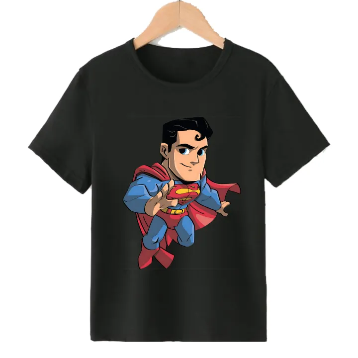 Superman%20Kids%20Cotton%20T-Shirt%20-%20Image%202