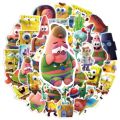 Artsy Home 25/50 Pcs SpongeBob SquarePants Stickers for Laptops Cellphone Guitar. 