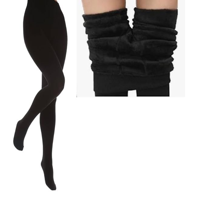 High%20Waisted%20Stretchy%20Fleece%20Lined%20Thigh%20Highs%20Warm%20Thick%20Fur%20Leggings%20(Black%20and%20Skin)%20For%20Women%20-%20Image%203