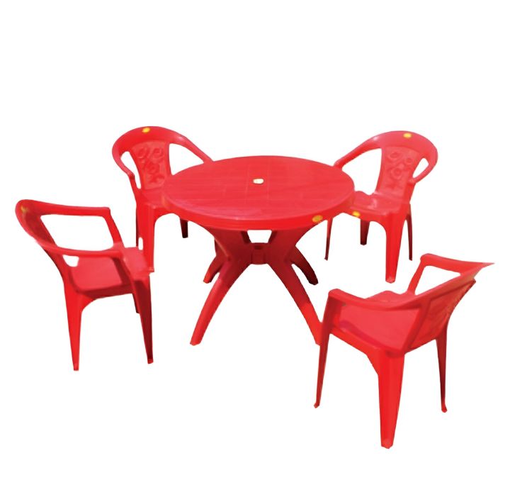 Plastic Round Table and Chair Sets | Daraz.com.np