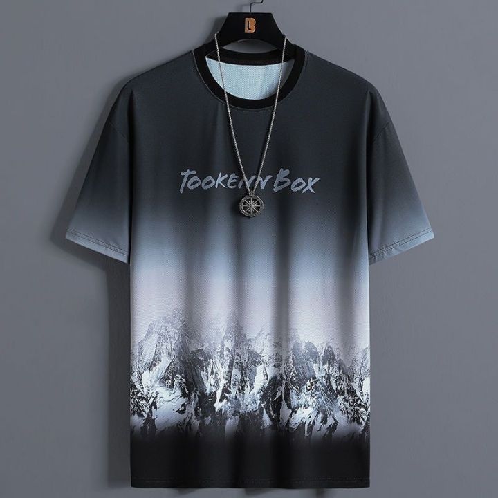 New%20thin%20loose%20summer%20ice%20silk%20feeling%20men's%20short%20sleeve%20T-shirt,%20youth%20fashion,%20handsome%20and%20versatile%20gradient%20T-shirt%20-%20Image%206