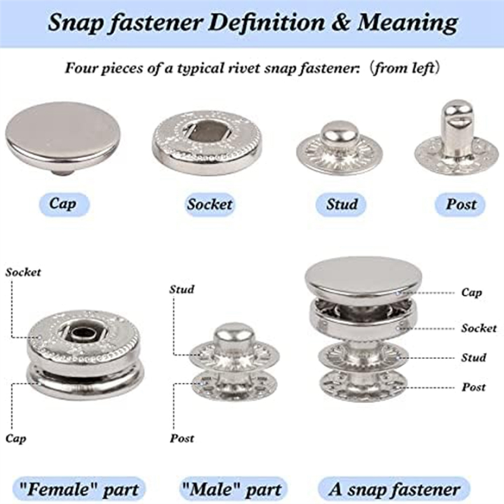 Leather%20Snap%20Fasteners%20Kit,%20120%20Set%20Metal%20Snap%20Buttons%20Press%20Studs%20with%206%20Setting%20Tools,%20for%20Clothes%20-%20Image%204
