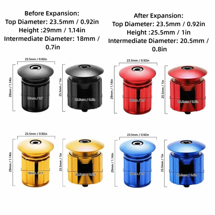 1%20Pair%20Durable%20Aluminum%20Alloy%20Bike%20Expansion%20Bar%20Plug%20Easy%20Installation%20Lightweight%20Bike%20Handle%20Grip%20End%20Caps%20Adjustable%20Handlebar%20End%20Plugs%20for%20Mountain%20Bike,Road%20Bike,Folding%20Bike,BMX%20Bicycle,MTB%20Bicycle%20-%20Image%202