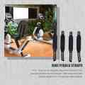 2 Pairs Bike Pedal Straps Adjustable Length Universal Pedal Straps for Exercise Cycle Home or Gym. 