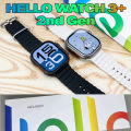 Hello Watch 3+ 2nd GEN Smartwatch | AMOLED Display | Photo Gallery | Local Music Storage | E-Book | AOD | Bluetooth Calling and Health Tracking. 