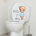Zishfas Toilet Decal Adorable Kid Pee Bathroom Sticker. 
