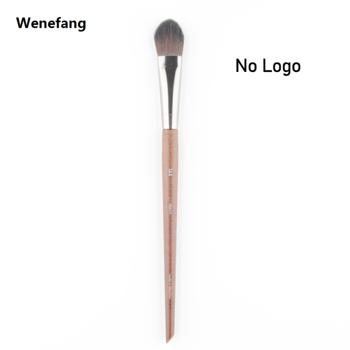 Wenefang%201%20piece%20#144%20Precision%20Highlighter%20Makeup%20brush%20detail%20Powder%20Blusher%20Natural%20wood%20Professional%20Make%20up%20brushes%20-%20Image%203