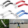 Pair Ergonomic Bar Ends Mountain Bike Aluminum Alloy Horn Cycling Accessories Bicycle Rest Handlebar Ends Bicycle Grips. 