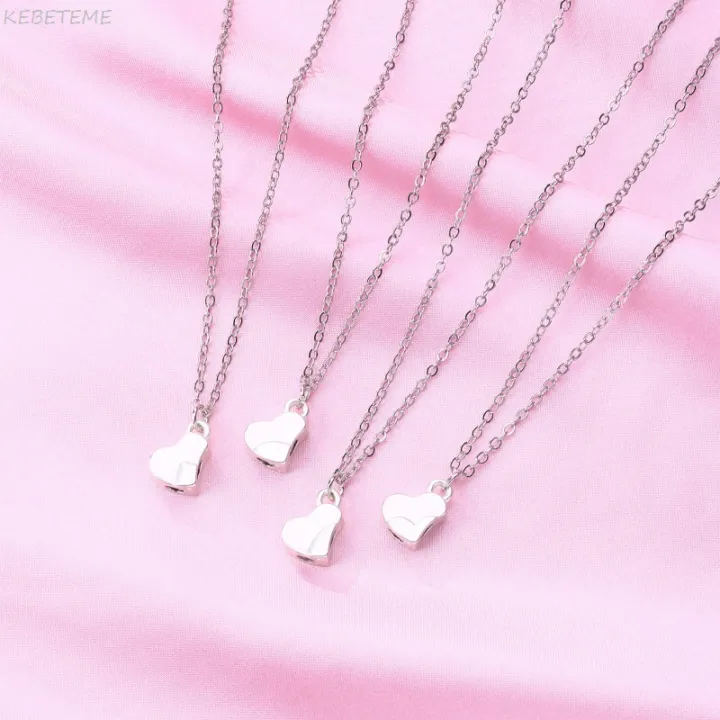 KEBETEME%20Friendship%20Necklace%20Magnetic%20Matching%20Four%20Leaf%20Clover%20Best%20Friend%20Necklace%20Gifts%20for%20Girls%20Women%20Magnet%20BFF%20Necklace%20for%204%20-%20Image%204
