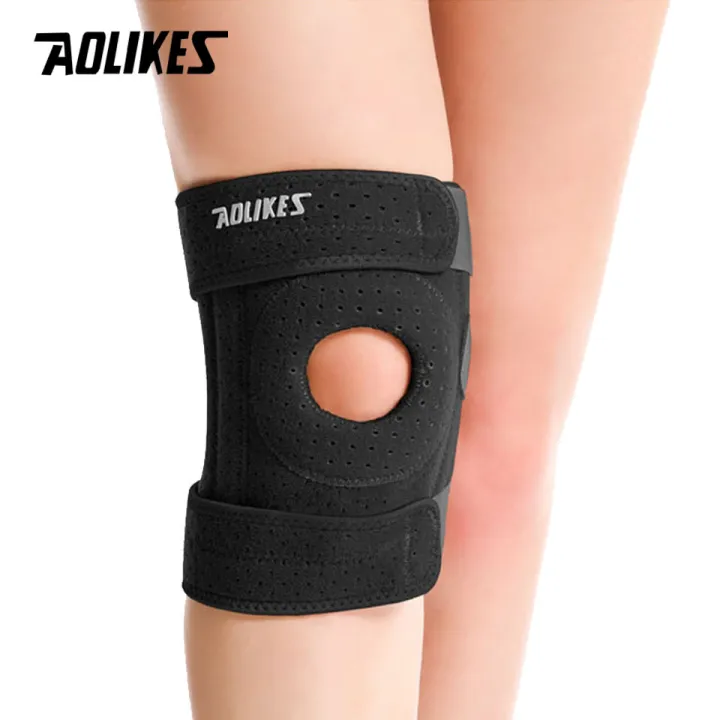 AOLIKES%201PCS%20Breathable%20Four%20Spring%20Knee%20Support%20Brace%20Kneepad%20Adjustable%20Patella%20Knee%20Pads%20Safety%20-%20Image%205