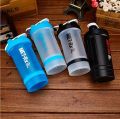 Met-Rx Classic Protein Shaker Bottles For Sports, 3 In 1 Lock Storage With Mixing Ball 20-Ounce (Colors May Vary). 
