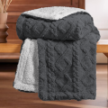 2-in-1 Sherpa Throw Blanket Plus Blanket Cover - Fuzzy Soft Cozy Blanket for Couch Sofa, Fleece Thick Warm Blanket for Bed in All Seasons. 