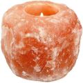 Natural Salt Crystal Stone Candle Holder Stand Crystals Candle Cave Wedding Valentine'S Day Gift Easy to Use. 