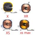 NEW NFC Chip For iPhone X XR XS 11 12 13 Pro Max Wireless Charging Charger Panel Coil Sticker With Volume Button Flex Cable. 