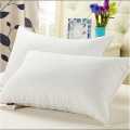 Pack of 2 Soft Bed White Microfiber Pillows. 