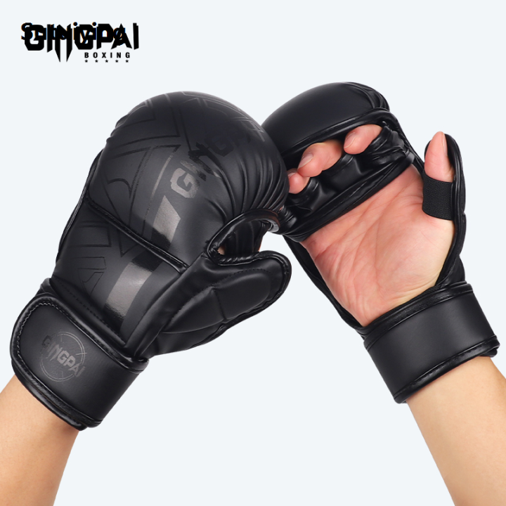 Sutuiying%20Professional%20MMA%20Boxing%20Gloves%20Half%20Finger%20Sandbag%20Karate%20Muay%202025%20New%20Thai%20Training%20Gloves%20Men%20Women%20Thickened%20Boxing%20Equipment%20-%20Image%203