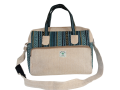 Handmade Hemp & Cotton Bag – Versatile Side & Shoulder Bag with Adjustable Strap – Crafted in Nepal. 