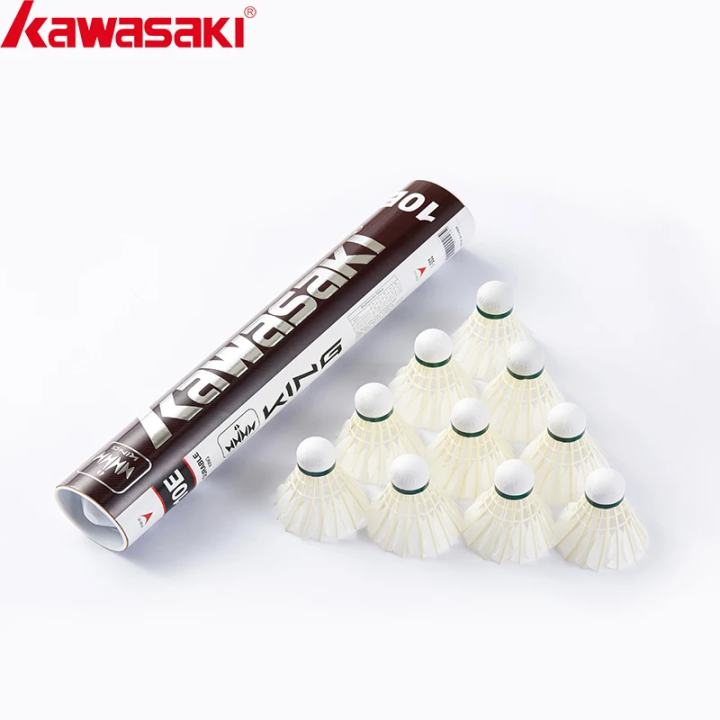 Kawasaki Badminton Shuttlecock King 10E Goose Feather Shuttlecock