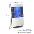 Digital Hygrometer Thermometer Calendar Weather Time Alarm Clock with Backlight. 