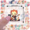 Waterproof Vinyl Stickers cartoon style Axolotl Stickers 1.5-2.17 inches multicolor for suitcases phones notebooks. 