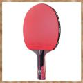 Table tennis racket rubber with blade carbon black sheet 1 table tennis racket red. 