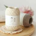 50g/ball Yarn Fine Linen Thread Crochet No. 5 Lace Threads Weave Shawls DIY Pillows Bags Dolls Clothes Knitting Blankets. 