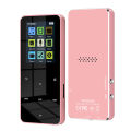 Bluetooth MP3 Player 8G HiFi Supports Card,Built-in Speaker-Pink. 