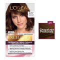L'Oreal Excellence Creme Hair Color (677 Deep Chocolate) -162.5g. 