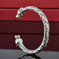 【41702198】Massive Bracelet Wolf Bangle Wristband Nordic Vikings Cuff. 
