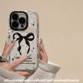 Luxury Mirror Case for Samsung A51 A03 A35 A14 A12 A15 A05s A05 A13 A25 A24 A02s A03s A54 A34 A10s M12 A55 Creative Art Graffiti Fashion Lovely Knot Soft Cover. 