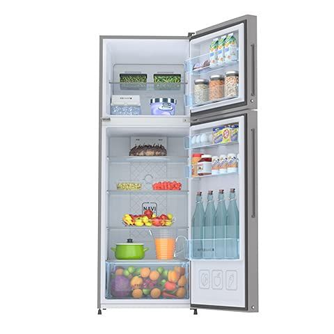Haier%20HRF-2783BS-E%20258%20L%20Frost%20Free%20Double%20Door%203%20Star%20Convertible%20Refrigerator%20(Silver%20Brushline)%20-%20Image%203
