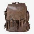Coffee Leather Fashion Backpack For Men Women - Bags | Travel Bags For Men And Women | Backpack | Unisex. 