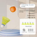 Badminton Training Tool, Badminton Rebound Trainer Elastic Badminton Trainer Set Portable Badminton Training Device B. 