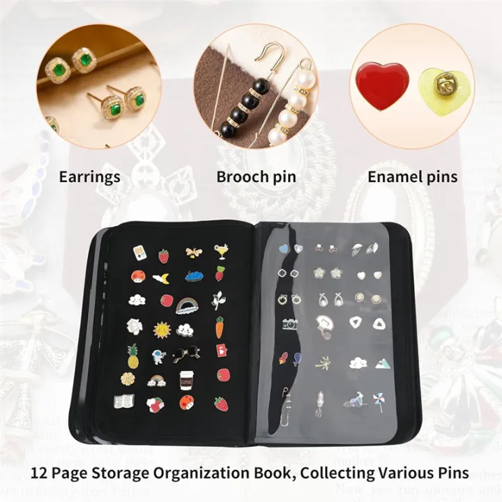 NAMUNY%20Enamel%20Pin%20Display%20Bag%20Pin%20Transaction%20Book,%2012%20Page%20Collectible%20Pins%20Board%20Storage%20Organization%20Box%20Suitable%20for%20Sizes%20-%20Image%205