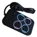 Cute Design Extension Multiplug 2000W 10A(max) with 4 Sockets, 2 USB Ports & 1 Type C Port. 