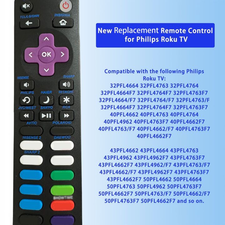 New%20New%20Replacement%20Remote%20Control%20Fit%20for%20All%20Roku%20TV,%20Compatible%20for%20TCL%20Roku/Hisense%20Roku/Onn%20Roku/Aparatos/Insignia%20Roku/HITACHI%20-%20Image%204