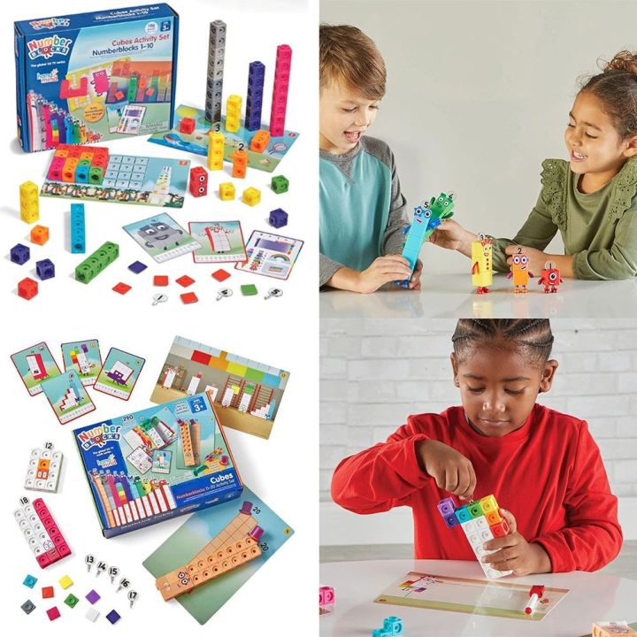New Multicolor Building Block Number 1 to 10 Build Early Math Skill ...